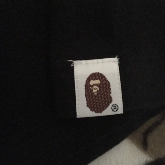 Bape 1st Blue Camo Busy Works Tee